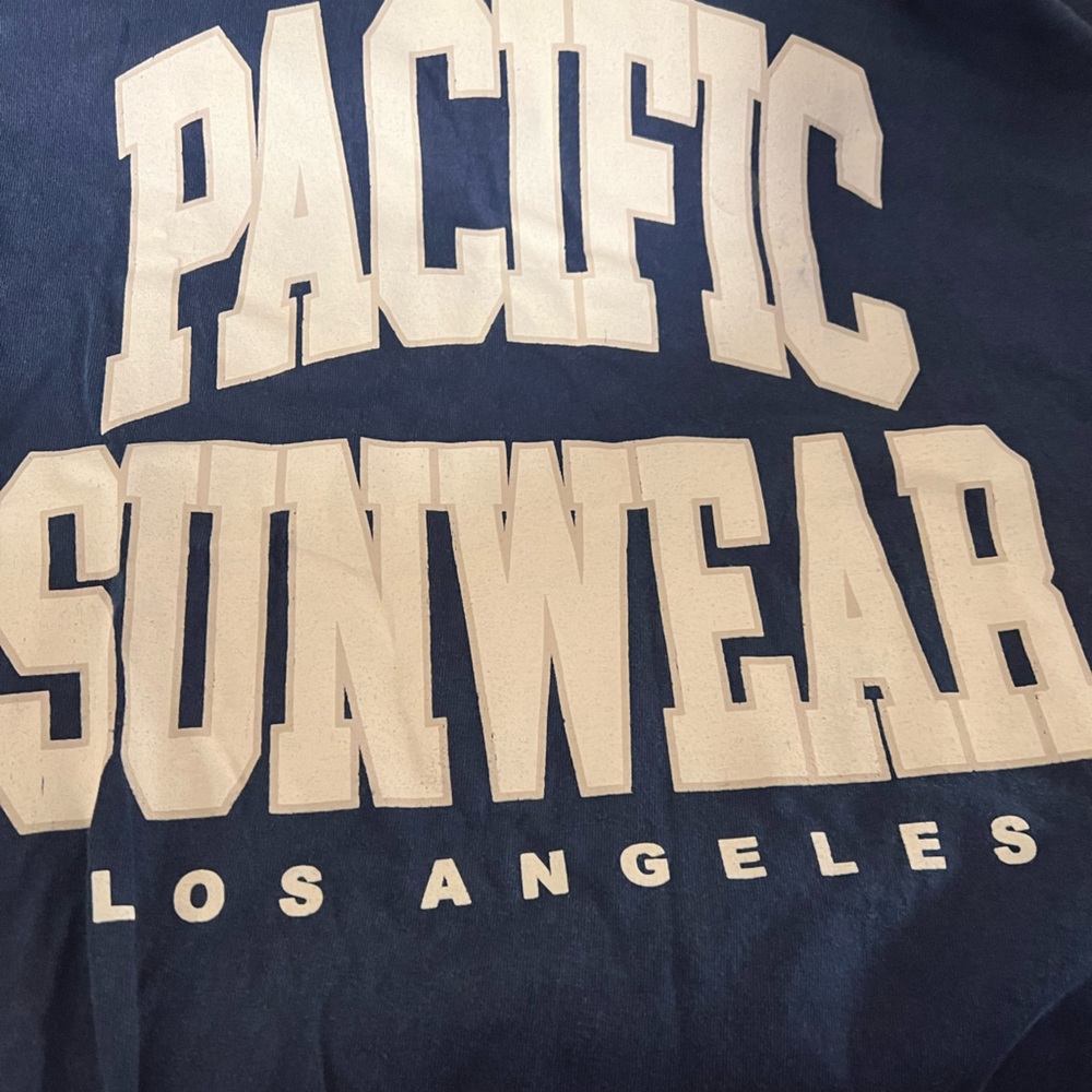 L Pacsun Long Sleeve all Cotton Large pacific sunwear Los Angeles graphic Tshirt